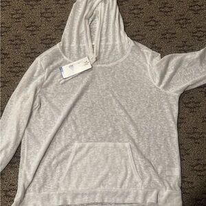Light Gray Hooded Sweatshirt
